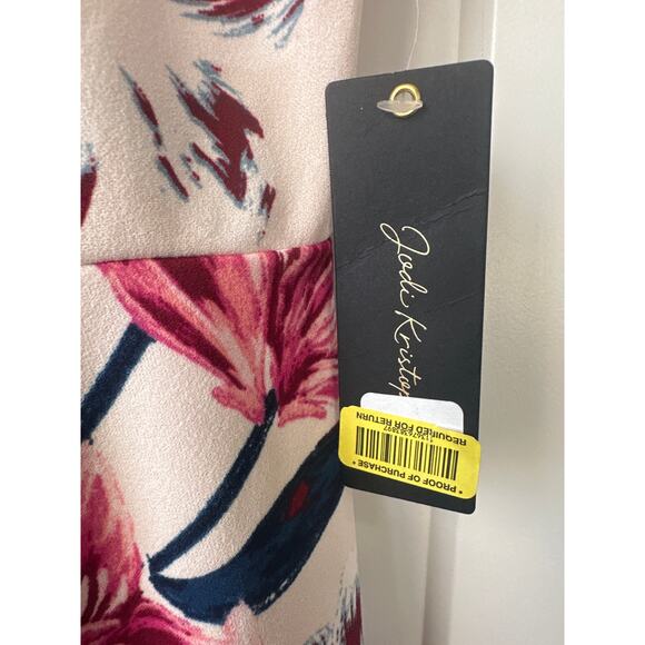 Jodi Kristopher Floral Fit and Flare Sleeveless Mini Dress Women’s Sz 9 Feminine - Picture 5 of 10